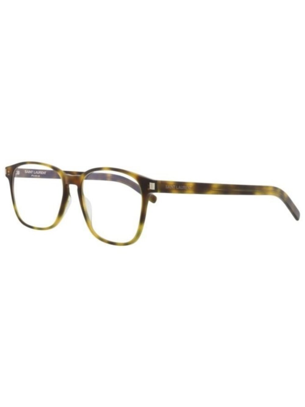 New Saint Laurent Unisex Square/Rectangle Havana Havana Transparent Fashion Desi